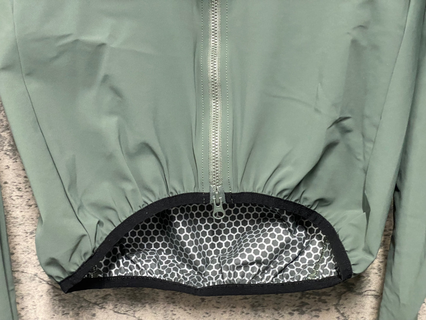 JB502 エンドレス NDLSS 長袖 ウィンドブレーカー レインジャケット 緑 S ※袖汚れ