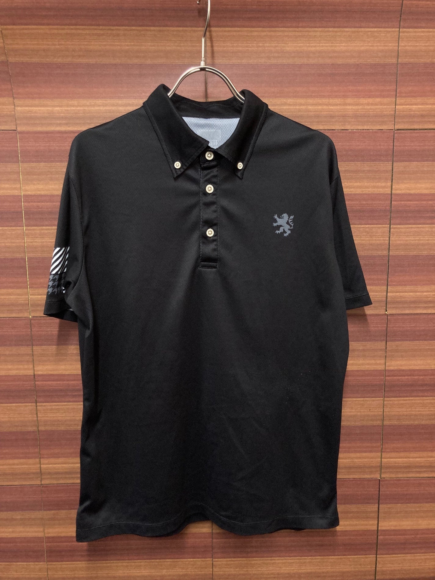 IS619 カペルミュール Kapelmuur サイクルポロシャツ L ブラック