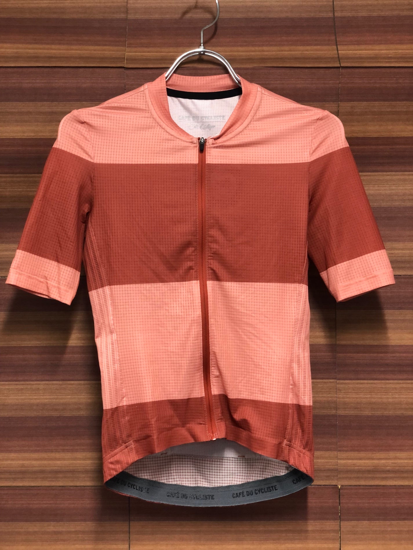 IN556 カフェドシクリステ Cafe du Cycliste ANGELINE Woman 半袖 サイクルジャージ オレンジ XS レディース