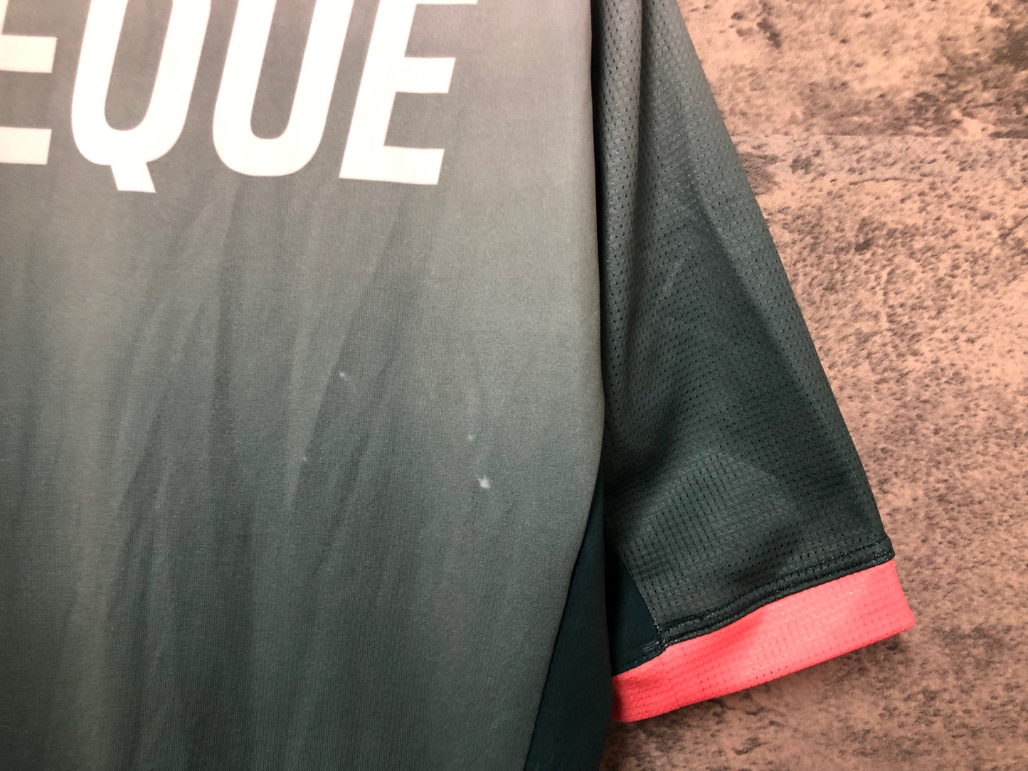 IX576 ルコック le coq sportif 半袖 サイクルジャージ 緑 M