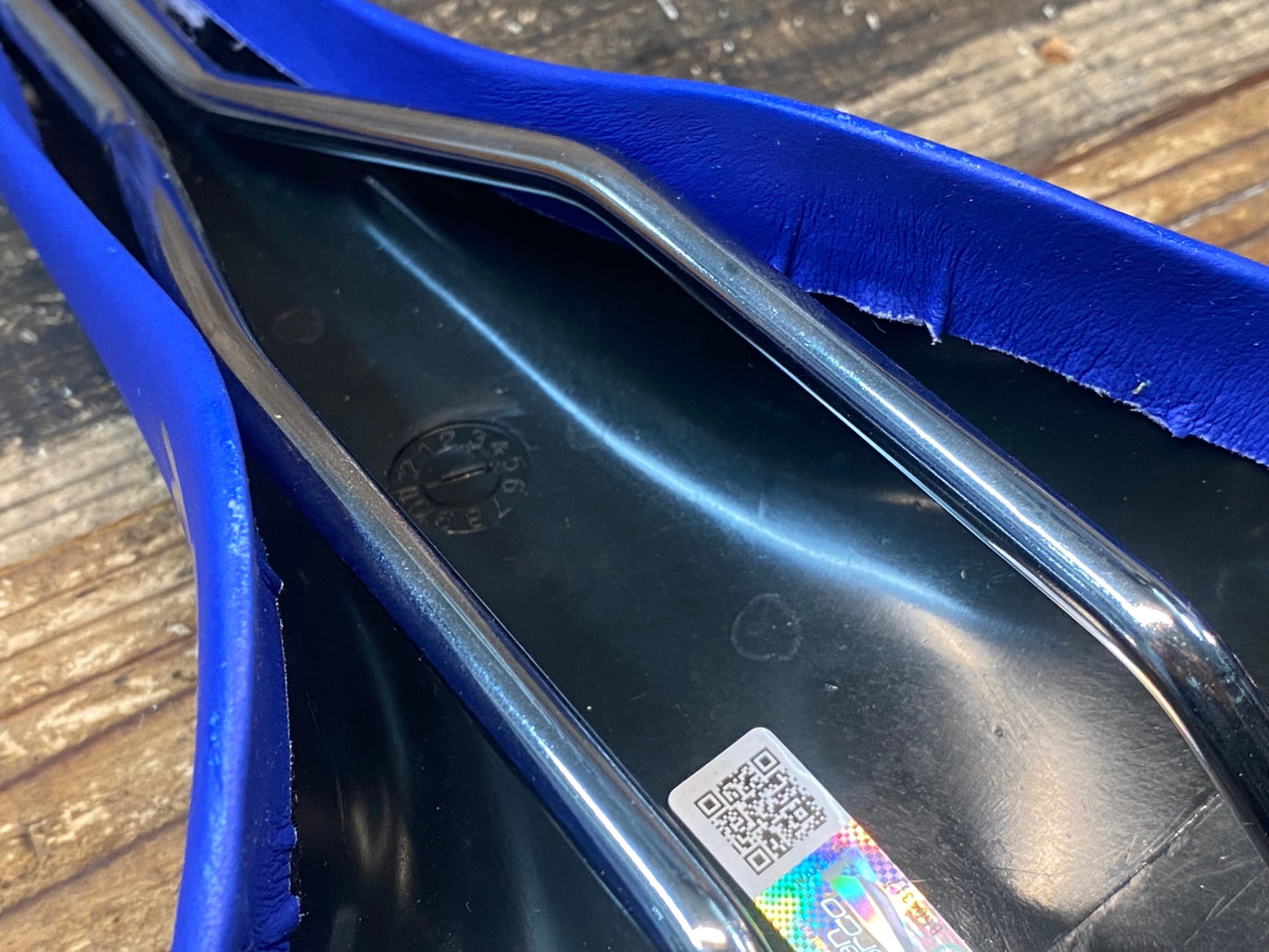 IW312 サンマルコ SAN MARCO リーガル REGAL サドル 青 未使用