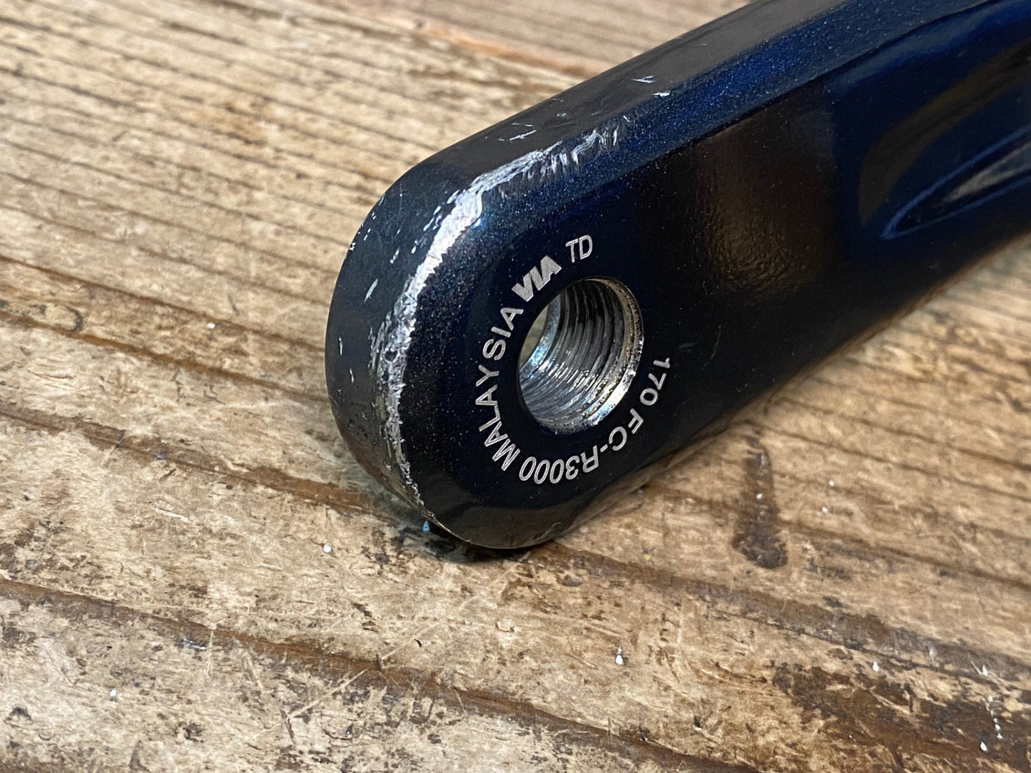 IU295 シマノ SHIMANO ソラ SORA FC-R3000 クランクアーム 170mm ※塗装剝がれ