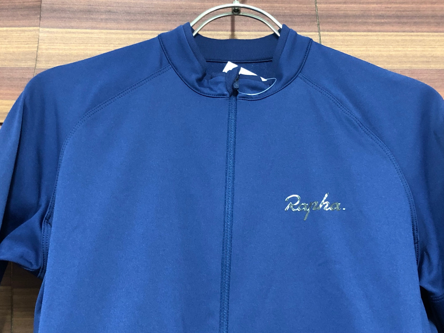IT433 ラファ Rapha CORE LONG SLEEVE JERSEY 長袖 サイクルジャージ 紺 S 裏起毛