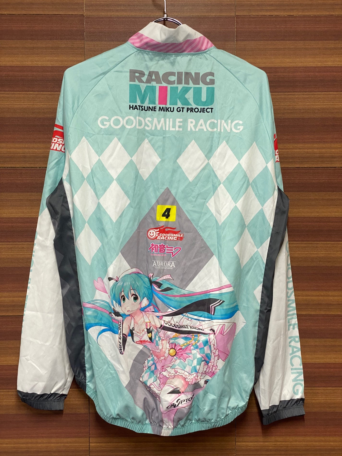 IF718 アウローラ AURORA レーシングミク RACING MIKU ウィンドブレーカー Lサイズ 総柄 2019 初音ミク グッドスマイル