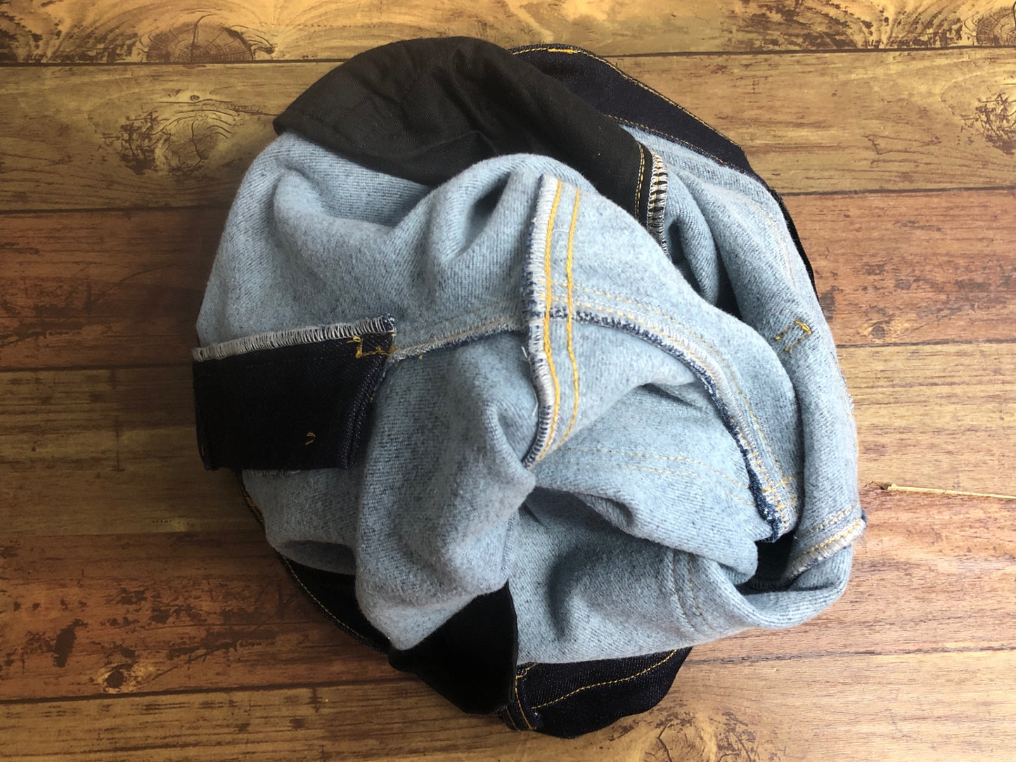 IX303 カペルミュール KAPELMUUR サイクルパンツ デニムパンツ 紺 L