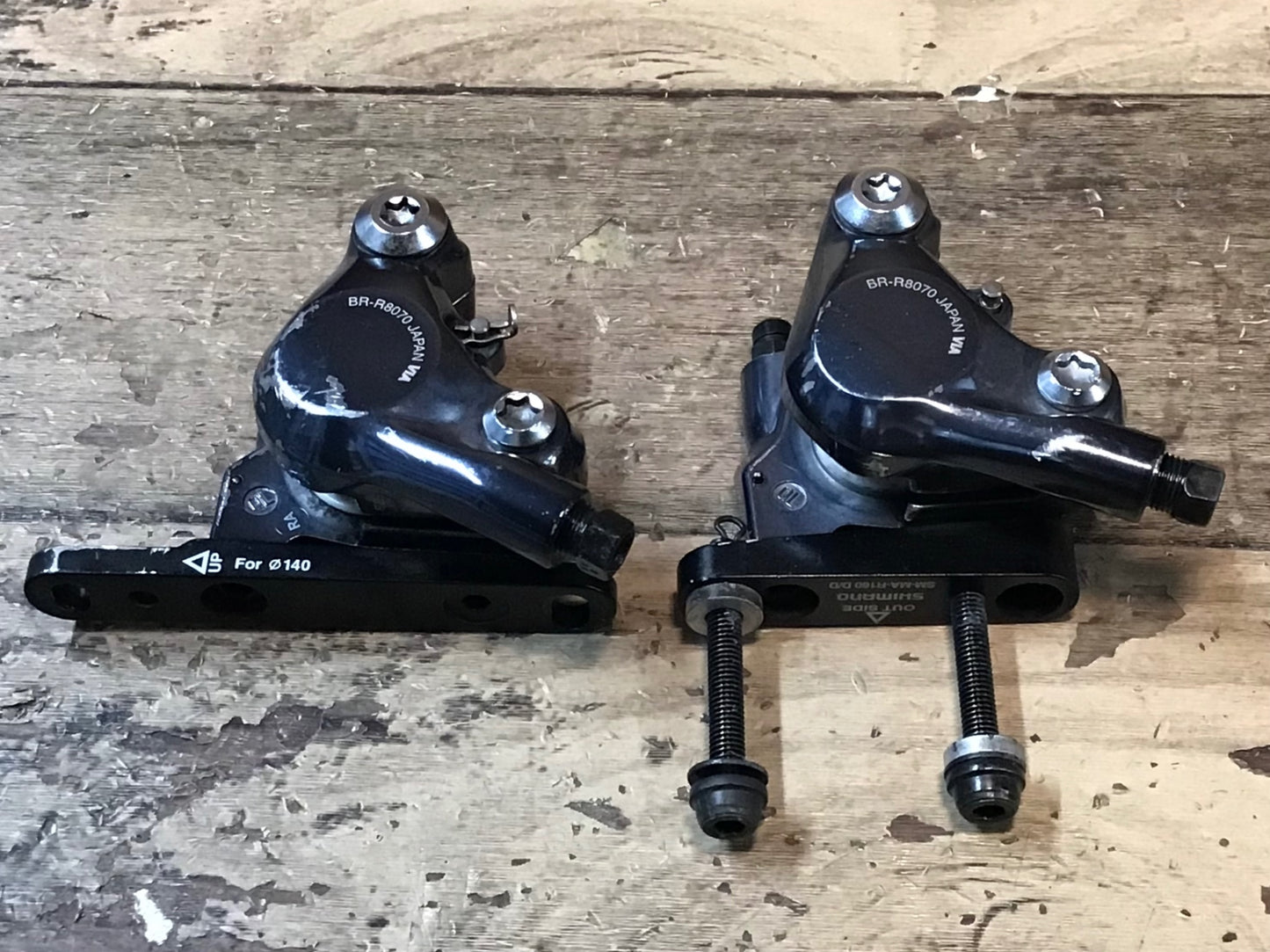 HZ066 シマノ SHIMANO アルテグラ ULTEGRA BR-R8070 ディスクブレーキキャリパー 油圧