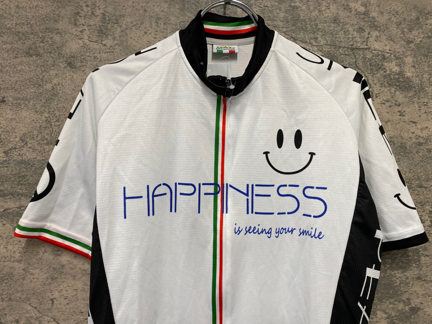 JA259 ジェッセージ GSG 半袖 サイクルジャージ 白 M