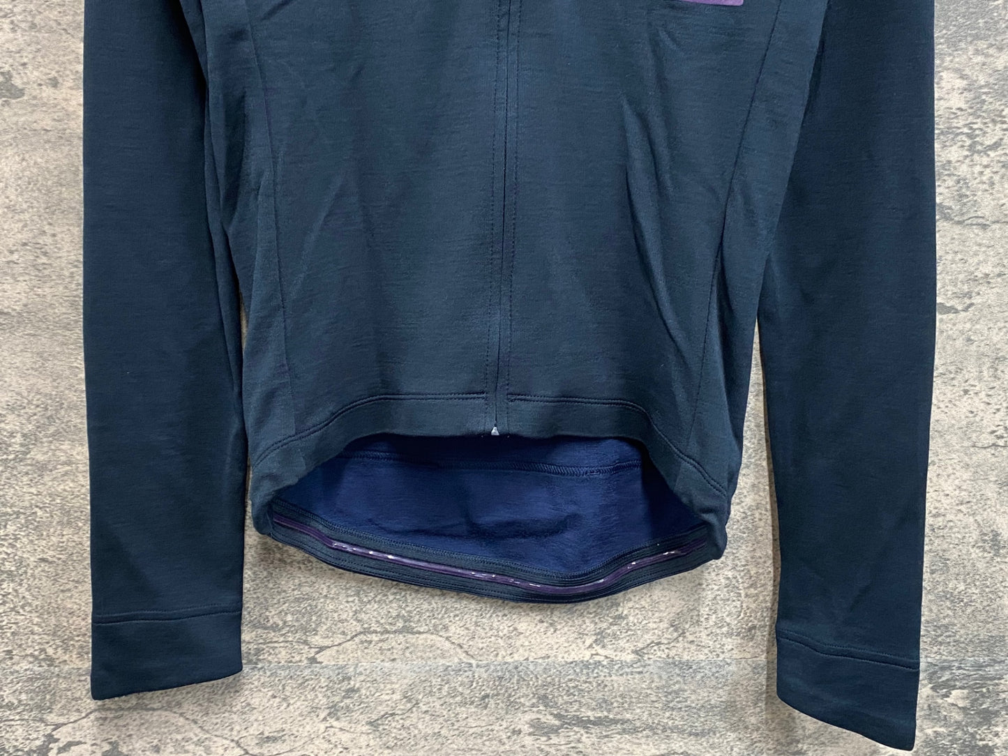 IY157 ラファ Rapha Check 長袖 サイクルジャージ S ブラック