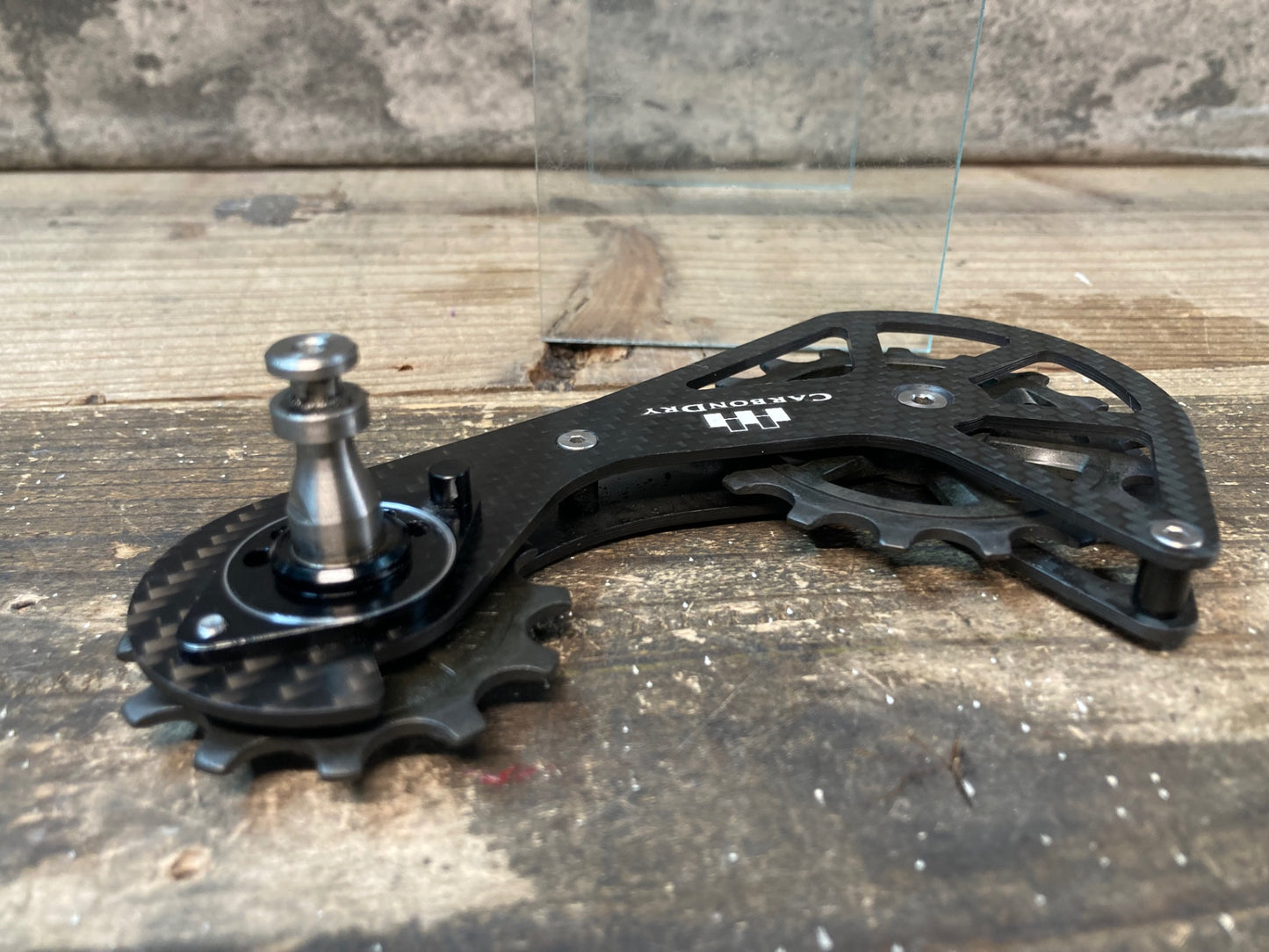 IP316 カーボンドライジャパン CDJ V3 PLUS R91/R80 11S ビッグプーリーキット ハイブリッドセラミック ※プレート一部削れあり