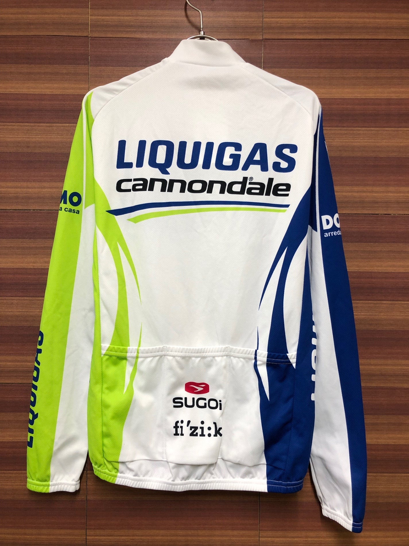 IN747 スゴイ SUGOI 長袖 サイクルジャージ 白 M Cannondale