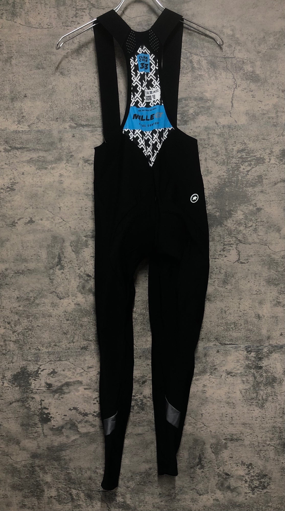 IW782 アソス assos ミレ MILLE GT ビブタイツ 黒 S 裏起毛