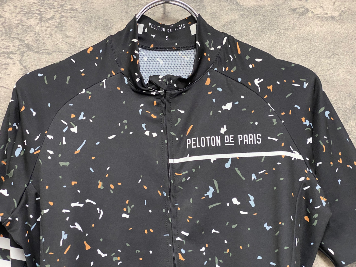 JB550 プロトンドパリ PELOTON DE PARIS 半袖 サイクルジャージ 黒 S