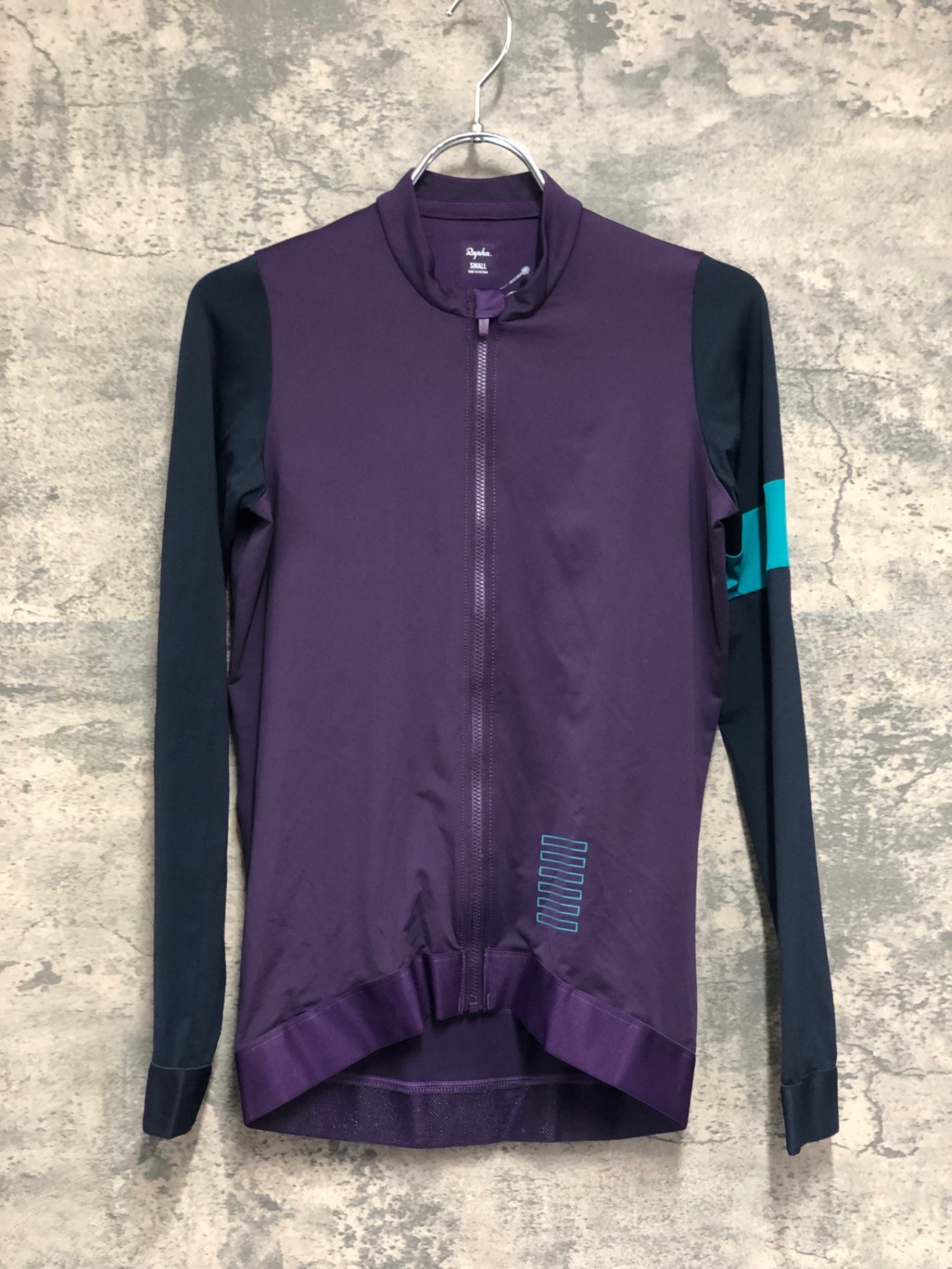 IX102 ラファ Rapha PRO TEAM LONG SLEEVE TRAINING JERSEY 紫 紺 S