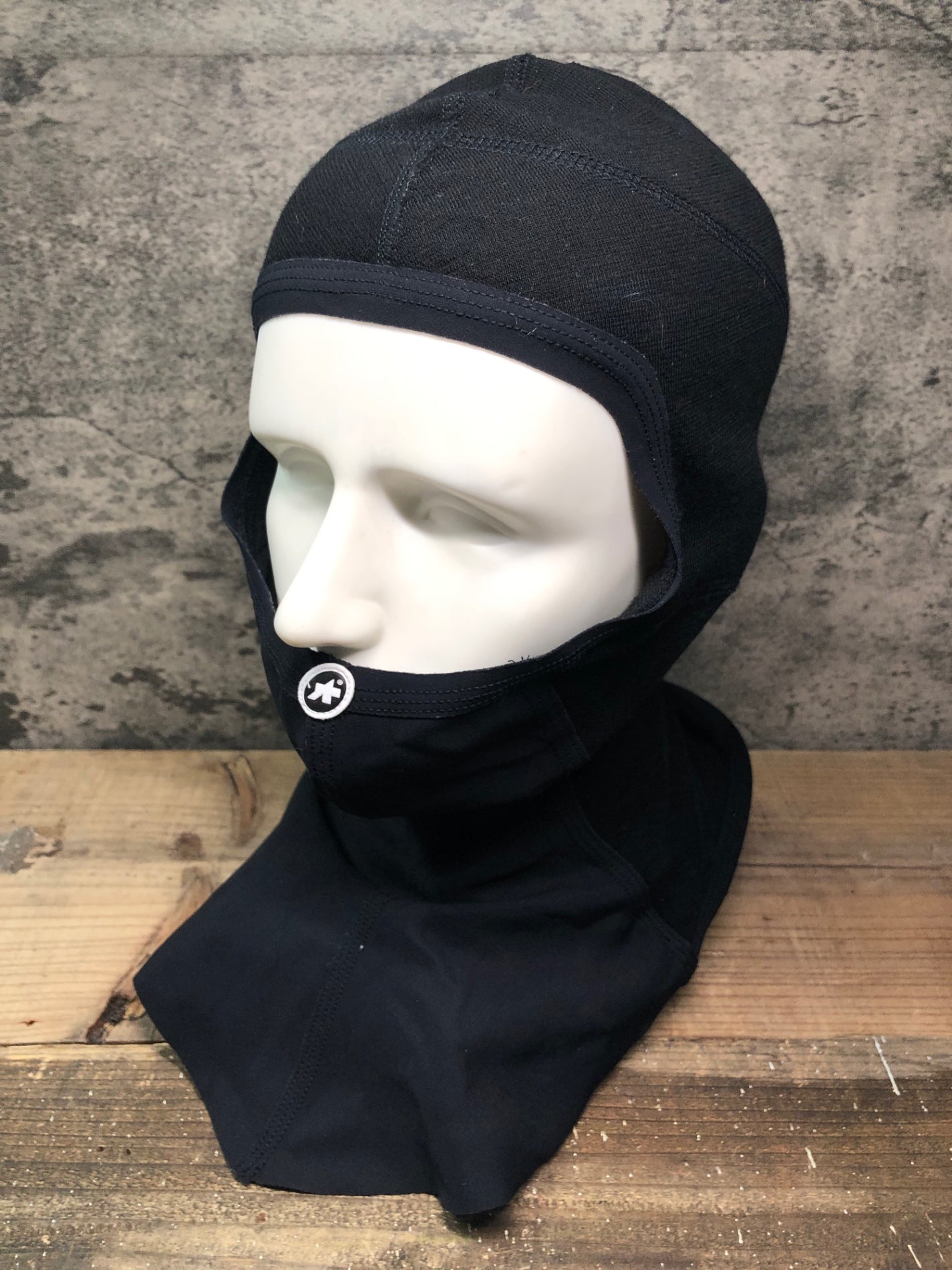 IN954 アソス assos フェイスマスク 黒 SIZEⅡ 裏起毛