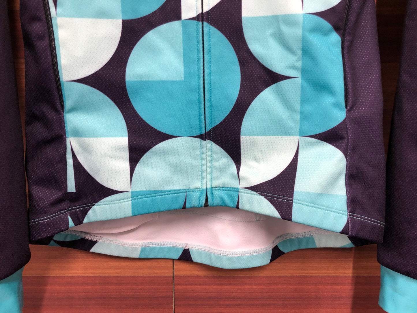 IO867 サンボルト SUNVOLT 長袖 サイクルジャケット 水 黒 レディース S 裏起毛