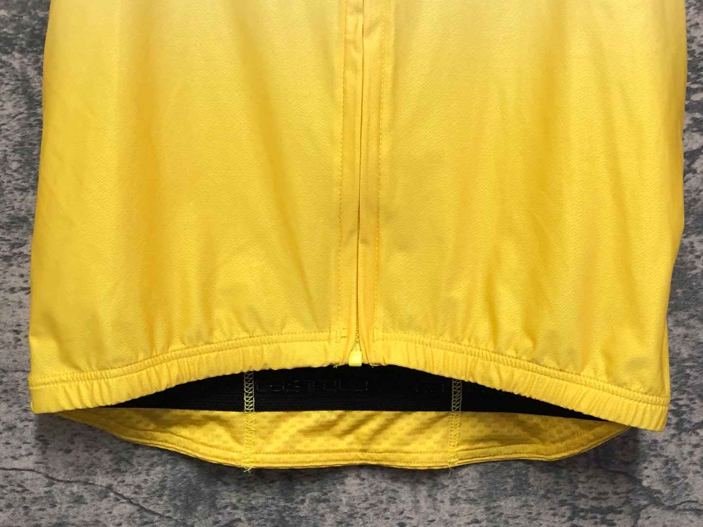 IX802 カステリ CASTELLI ROSSO CORSA 半袖 サイクルジャージ 白 黄 S