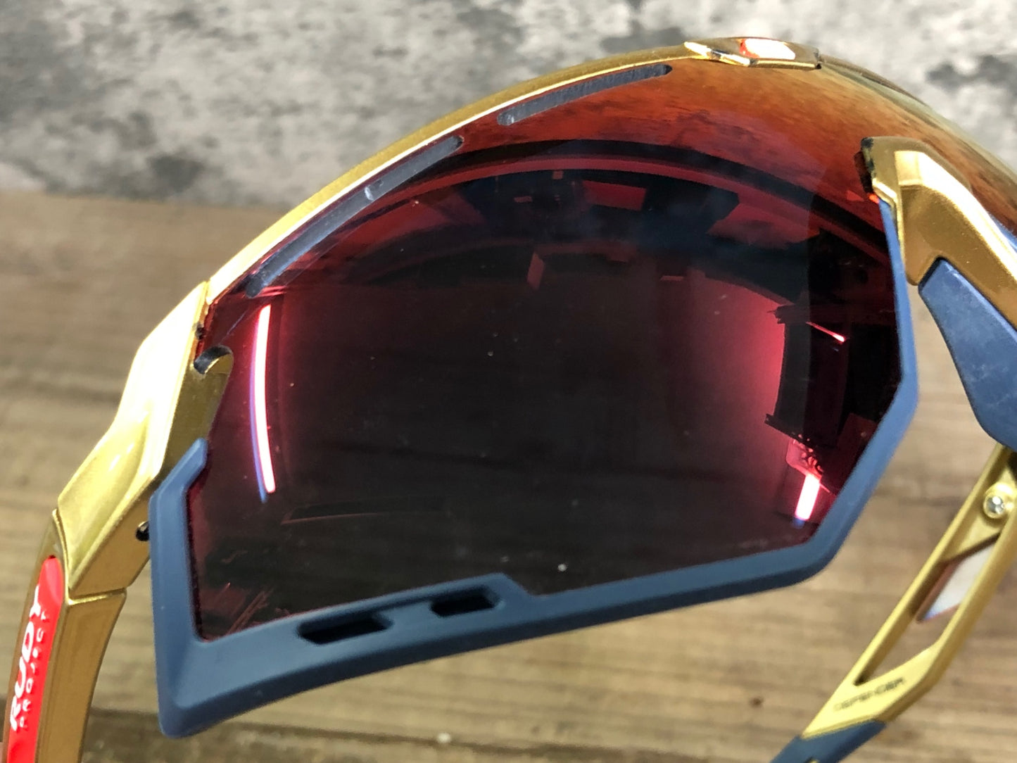 IZ564 ルディプロジェクト RUDY PROJECT DEFENDER アイウェア サングラス 金青