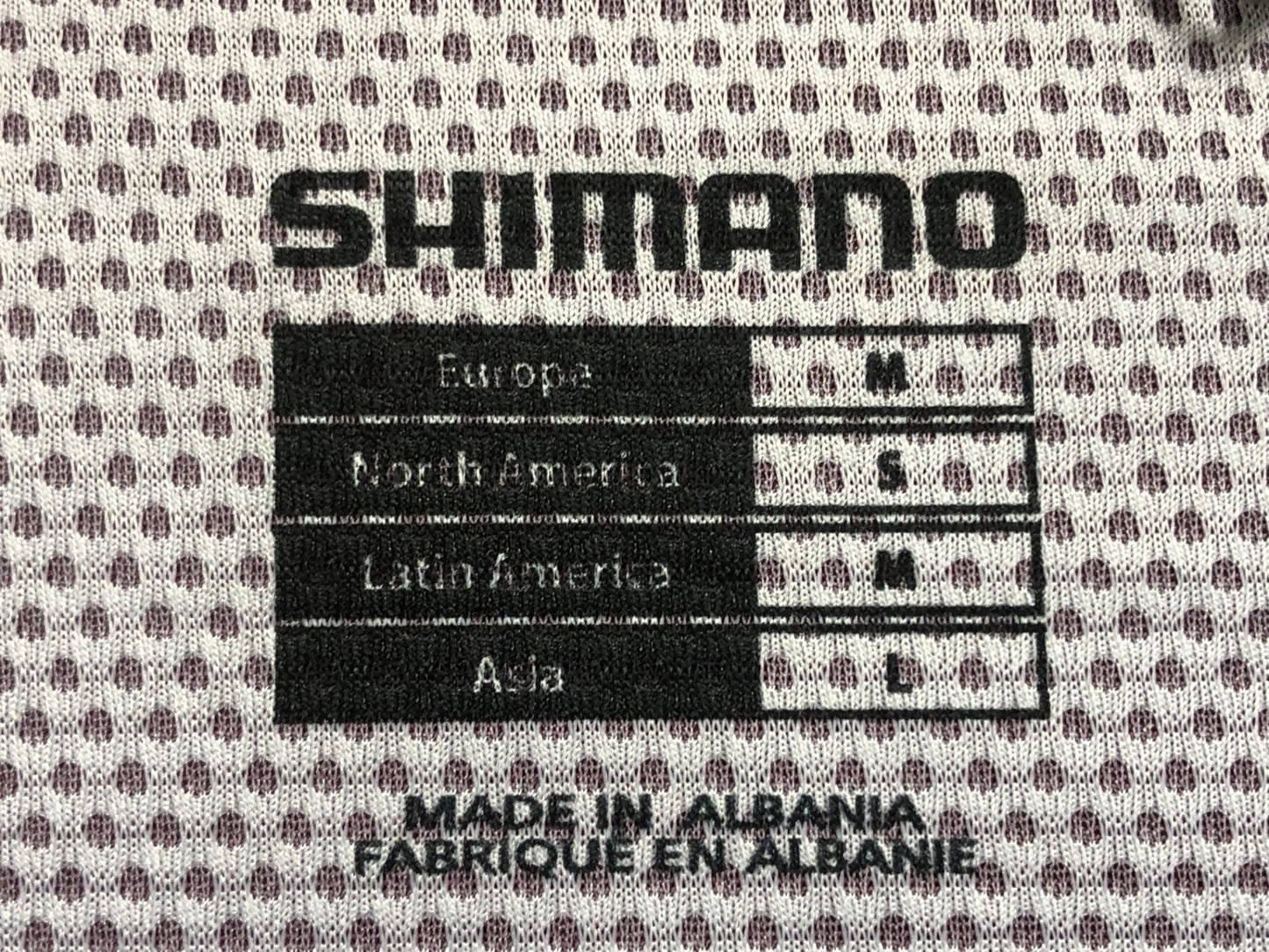 IN414 シマノ SHIMANO 半袖 サイクルジャージ ワインレッド L