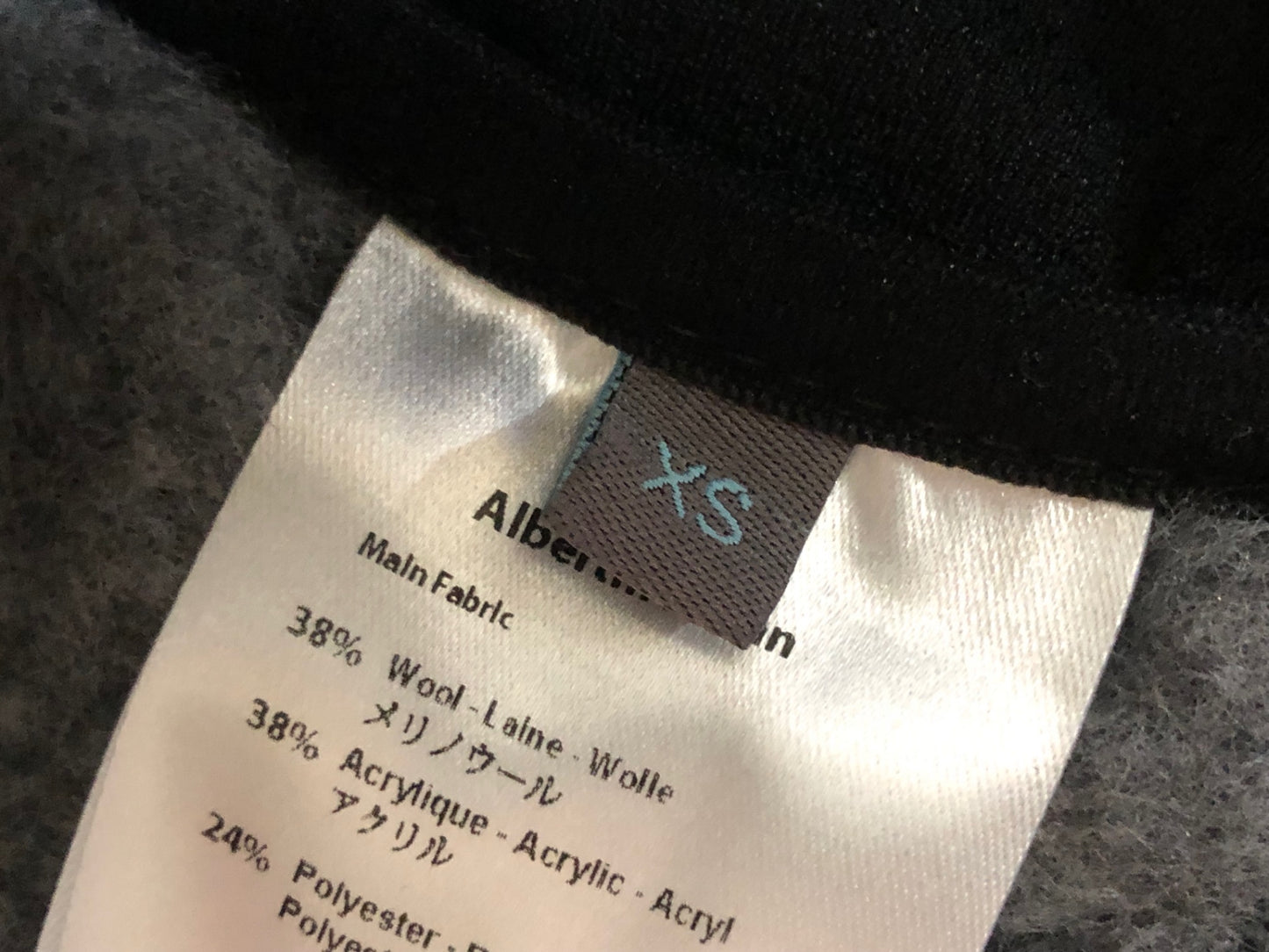 IQ823 カフェドシクリステ CAFE DU CYCLISTE Albertine Man 長袖 サイクルジャケット 紺 グレー XS