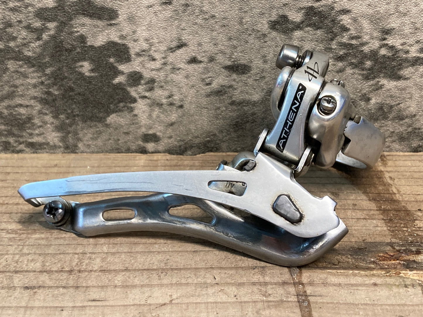 IO600 カンパニョーロ CAMPAGNOLO アテナ ATHENA フロントディレイラー シルバー バンド式 Φ35.0 2S