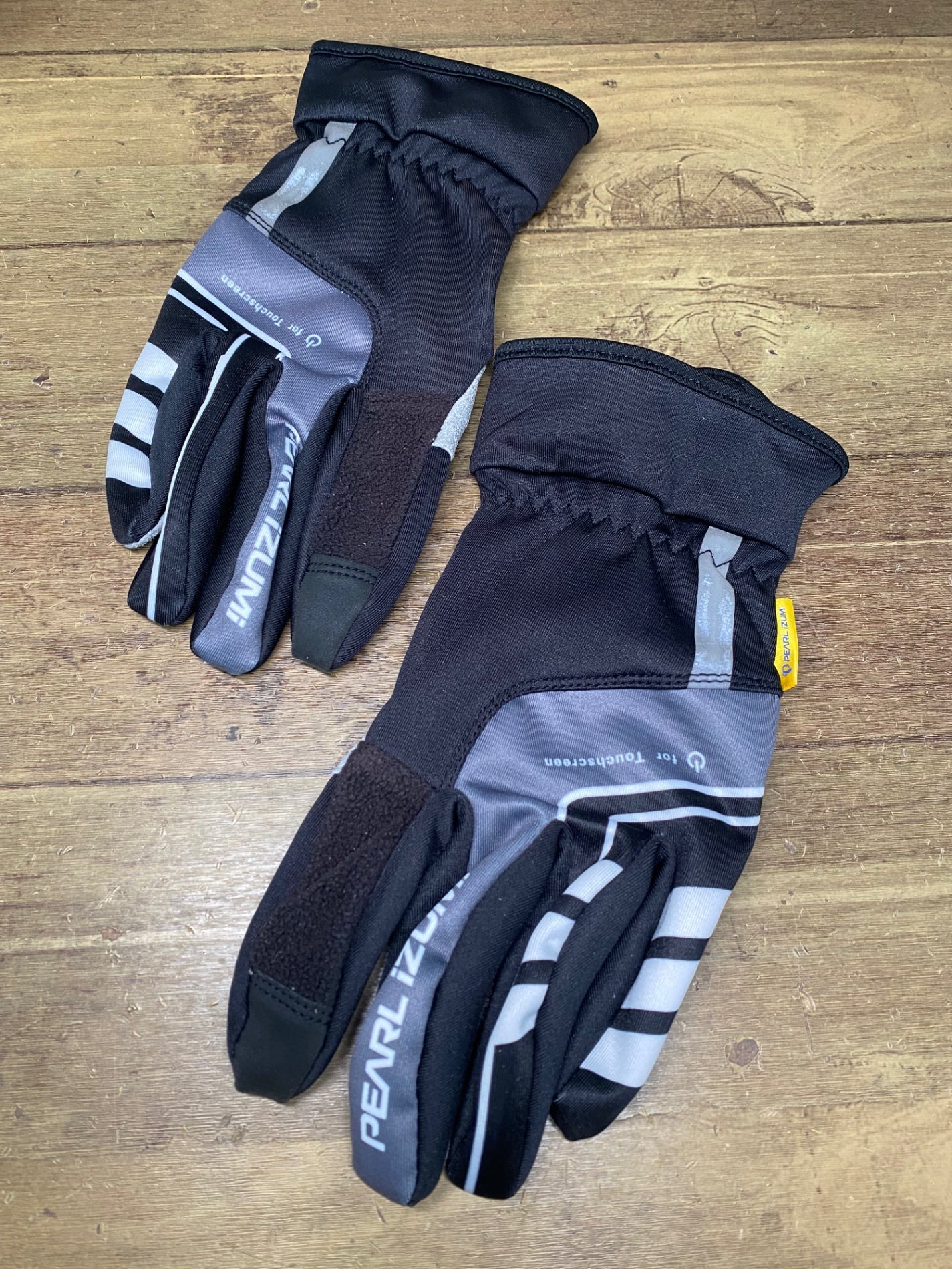 JB355 パールイズミ PEARL iZUMi 長指 グローブ グレー 黒 L