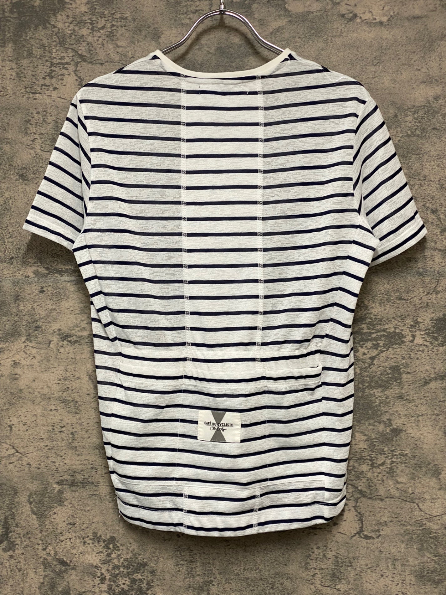IZ941 カフェドシクリステ Cafe du Cycliste PAULINE MEN サイクルジャージ 半袖 S 白