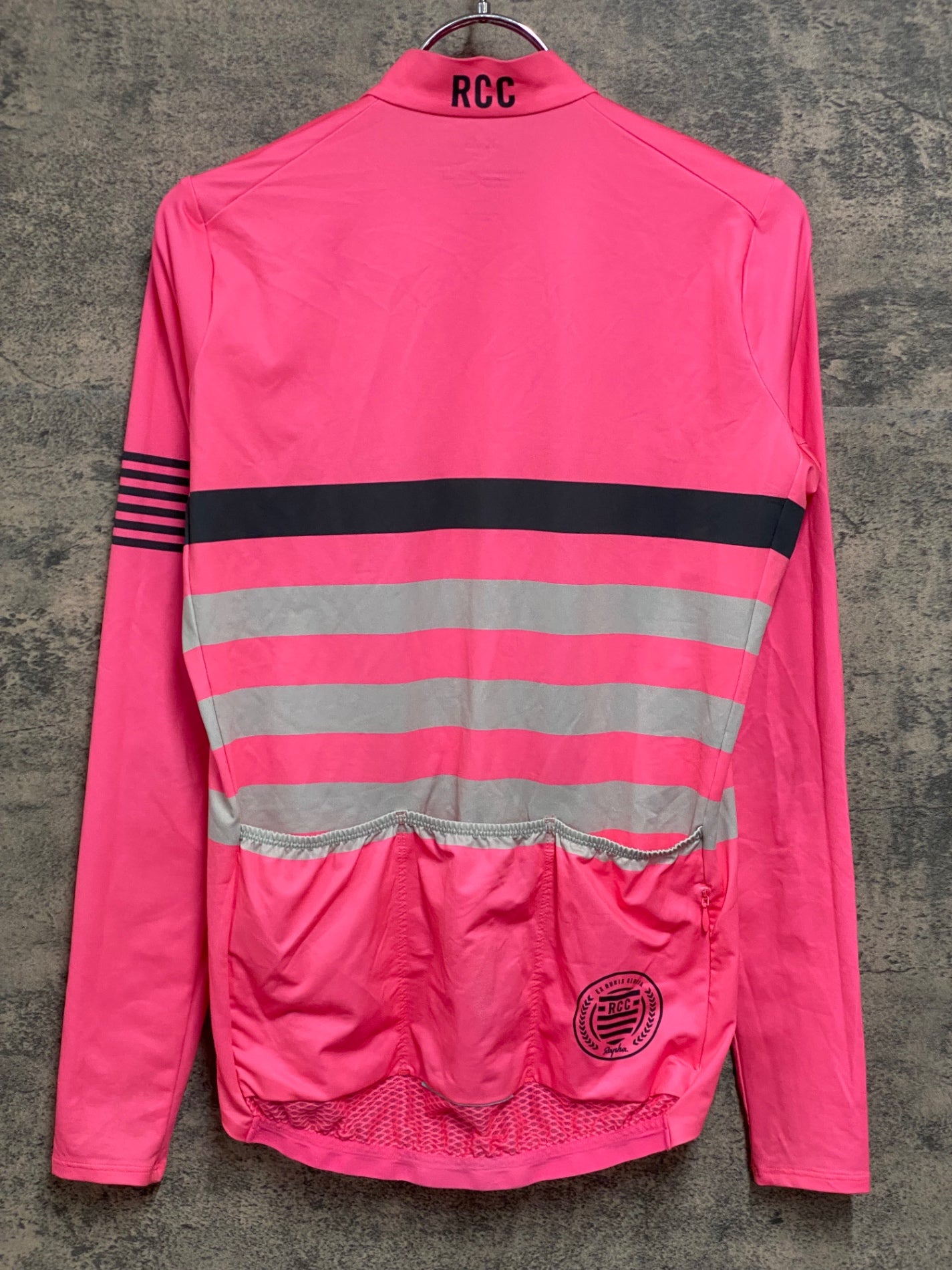 JB922 ラファ Rapha RCC PRO TEAM LONG SLEEVE MIDWEIGHT JERSEY 長袖 サイクルジャージ ピンク S