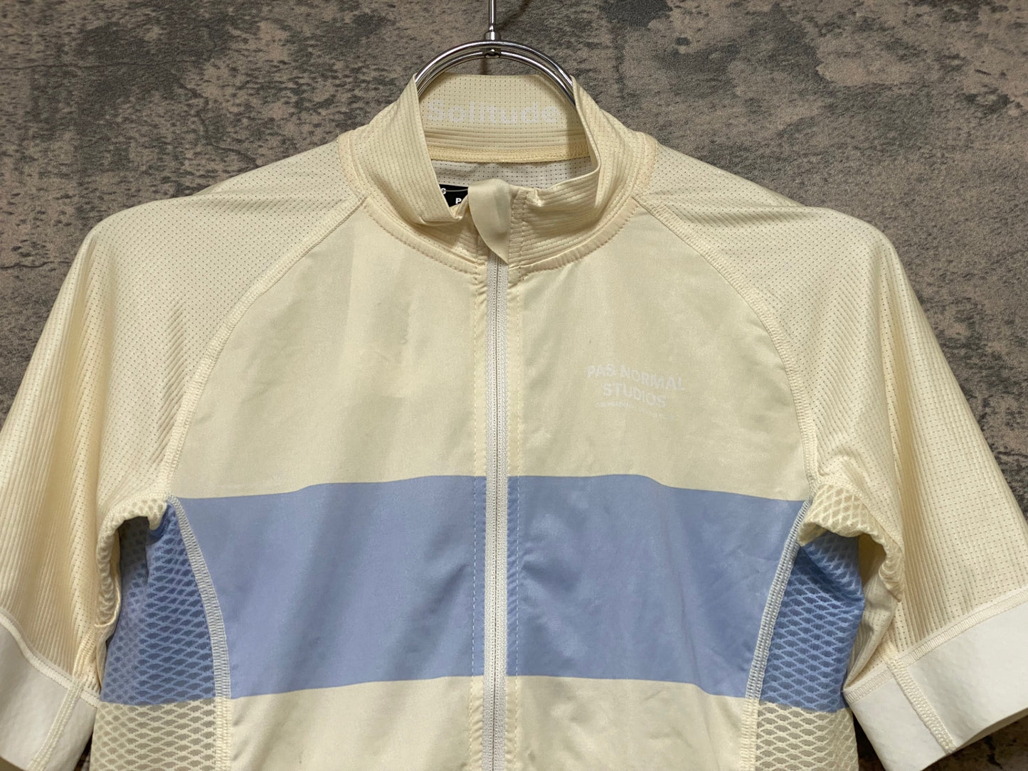 JC429 パスノーマルスタジオ Pas Normal Studios | Men's Solitude Jersey SS21 半袖 サイクルジャージ オフホワイト S
