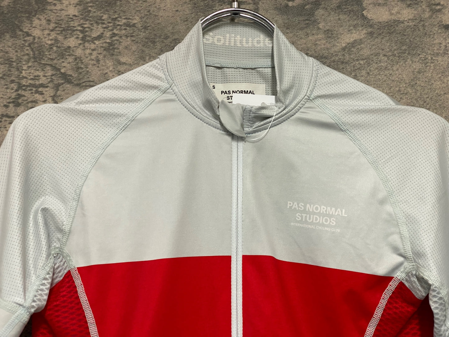 JD923 パスノーマルスタジオ PAS NORMAL STUDIOS 半袖 サイクルジャージ 薄水 赤 レディース S