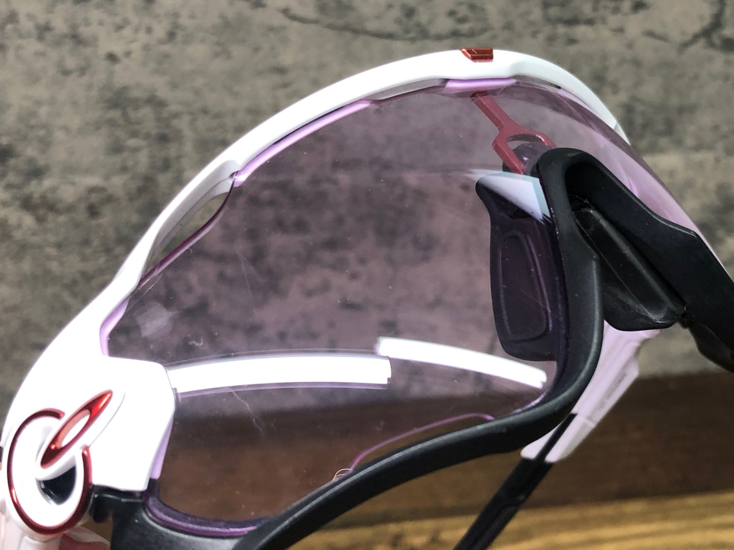 IT244 オークリー OAKLEY JAWBREAKER サングラス アイウェア 白 黒 PRIZMレンズ