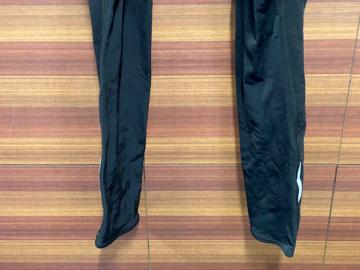 IS136 リオンドカペルミュール Lion de KAPELMUUR ビブタイツ 黒 L 裏起毛 ジッパー付き