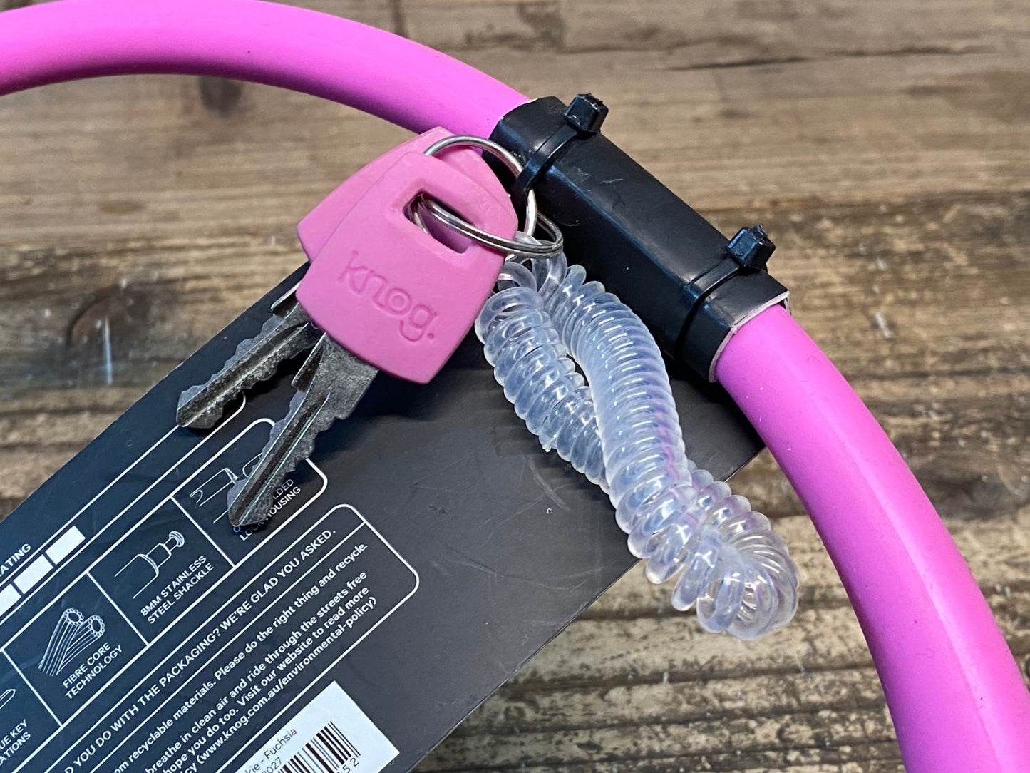 IL041 ノグ knog フランキー Frankie ケーブルロック 紫