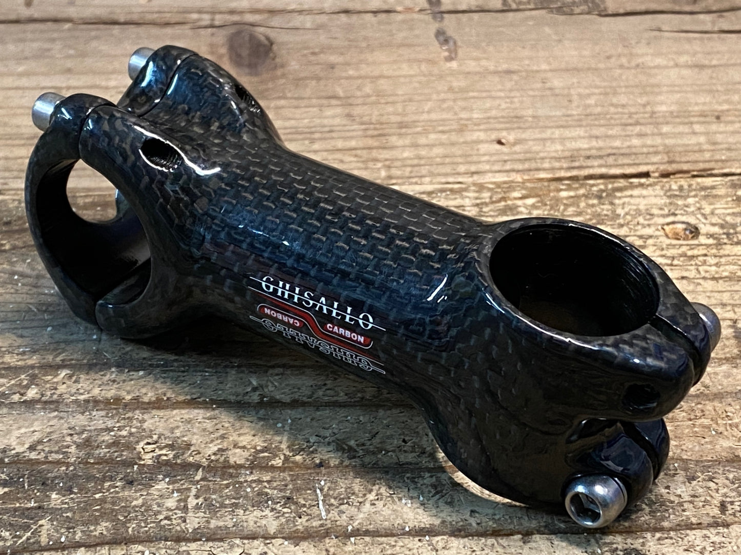 IX790 ギザロ GHISALLO アルミ カーボンステム 黒 Φ31.8 OS 90mm