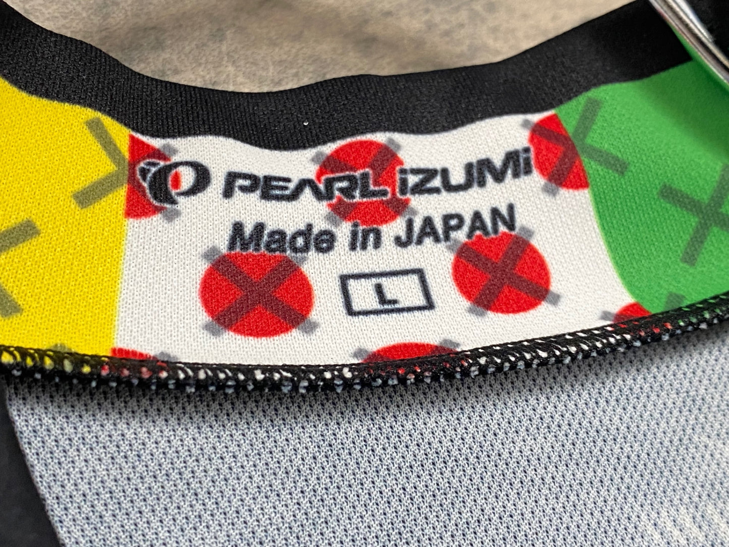 JA638 パールイズミ PEARL iZUMi 半袖 サイクルジャージ 黒 L LANTERNE ROUGE