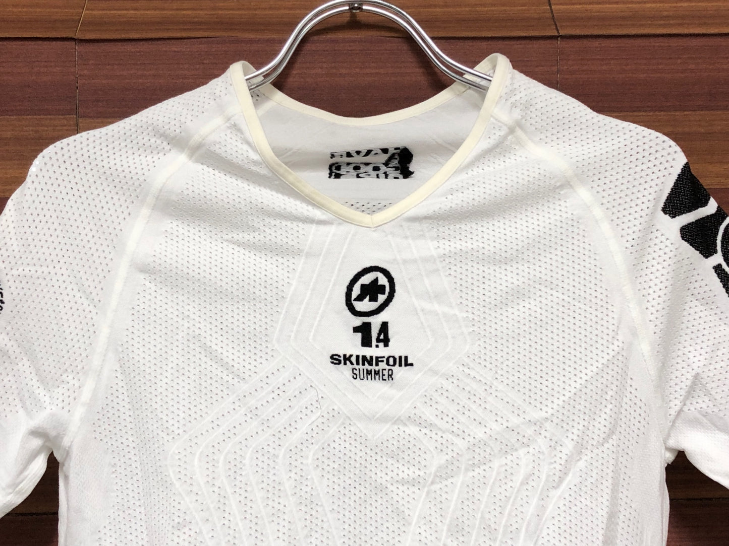 IM338 アソス assos SKINFOIL 1.4 SUMMER 半袖 ベースレイヤー インナー 白 1
