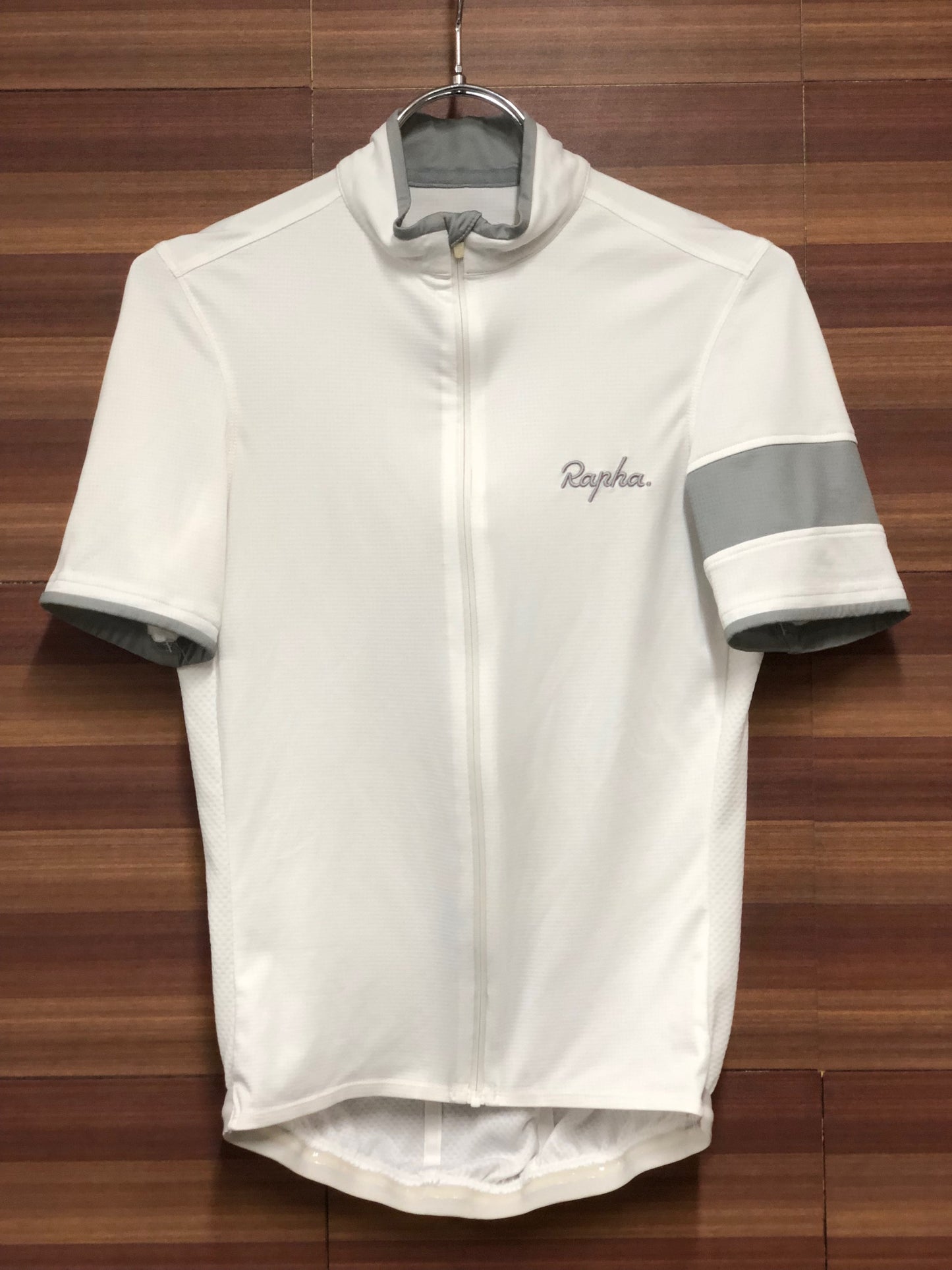 IK232 ラファ Rapha SUPER LIGHTWEIGHT JERSEY 半袖 サイクルジャージ 白 M