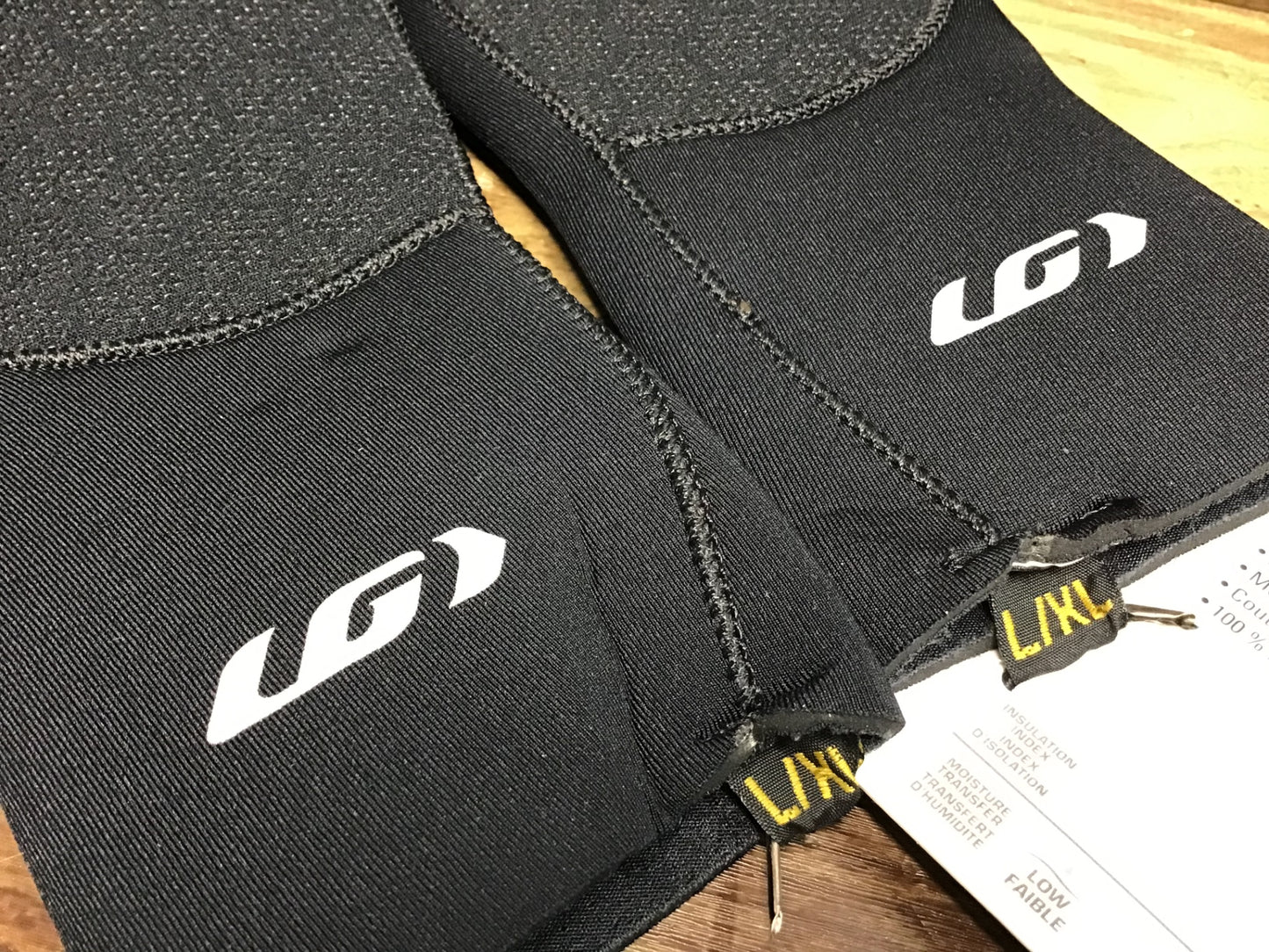 HX330 ガノー GARNEAU 長指 グローブ 黒 L/XL