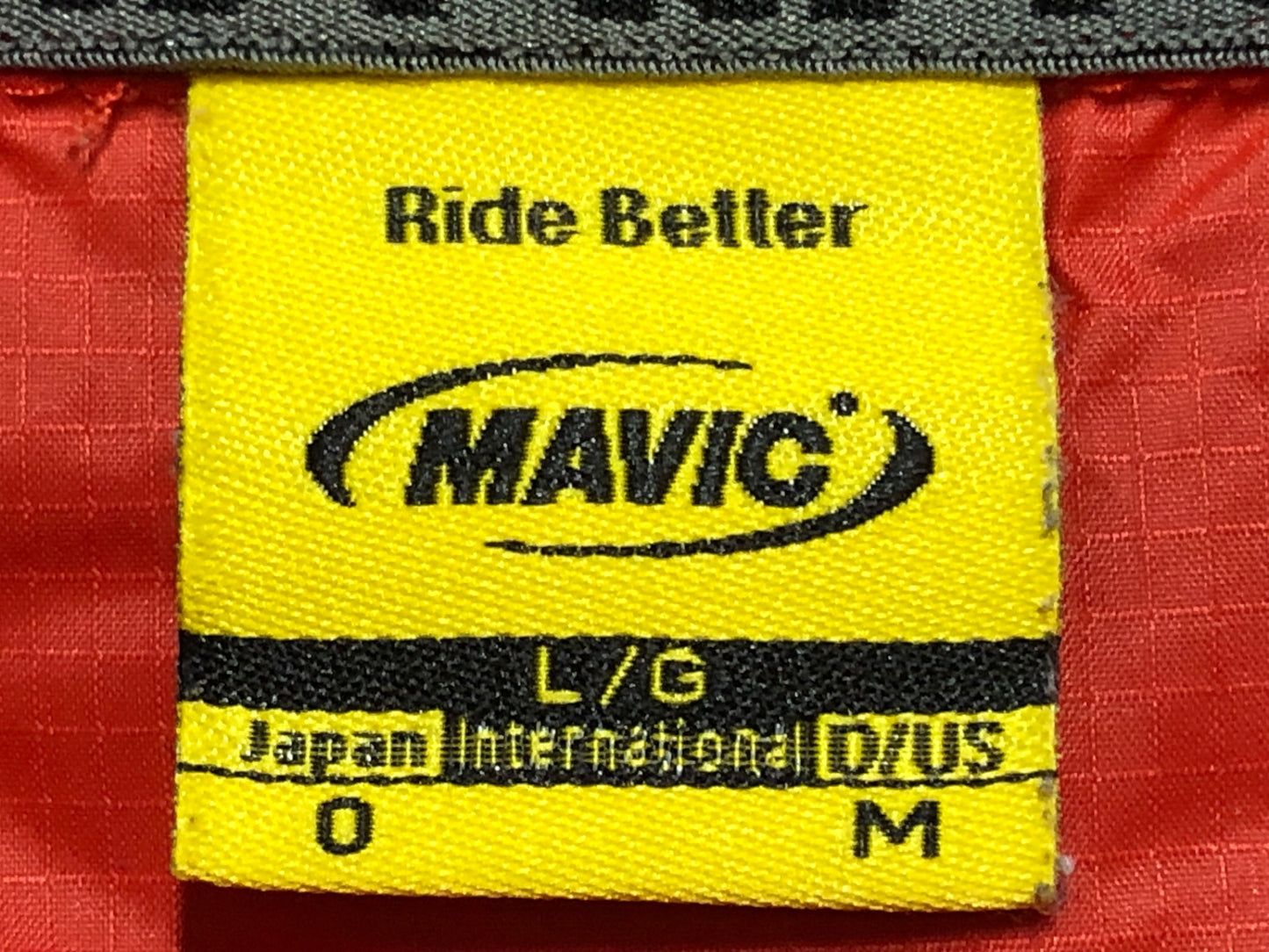 IR942 マヴィック MAVIC 長袖 ウィンドブレーカー 赤 O