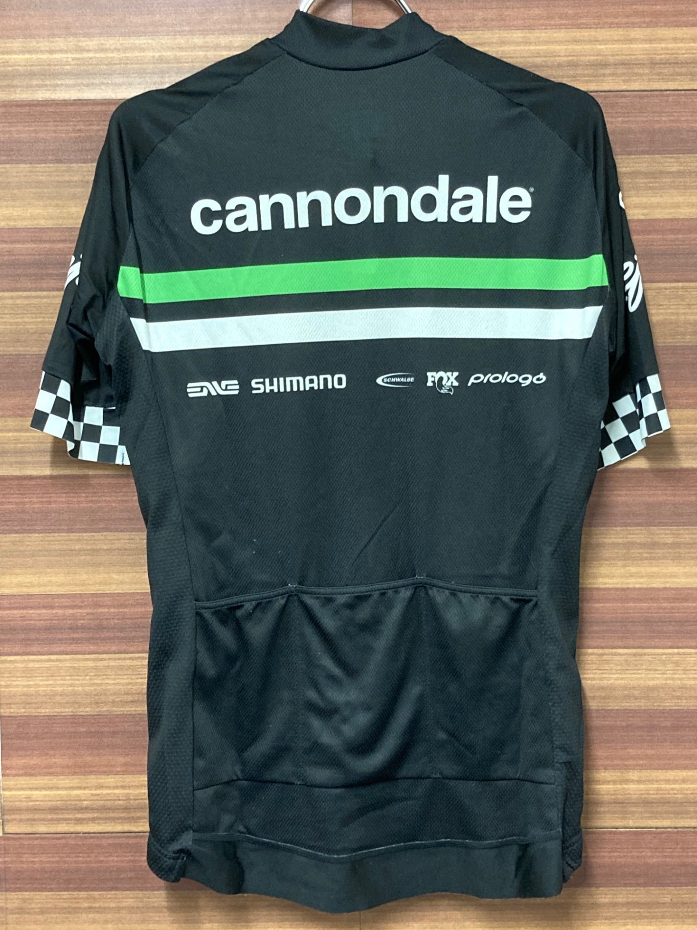 IM071 シマノ SHIMANO 半袖サイクルジャージ 黒 CANNONDALE ASIA M