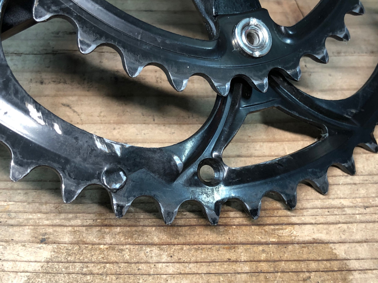 IS083 スギノ SUGINO XD2 クランクセット 黒 170mm 50/34T