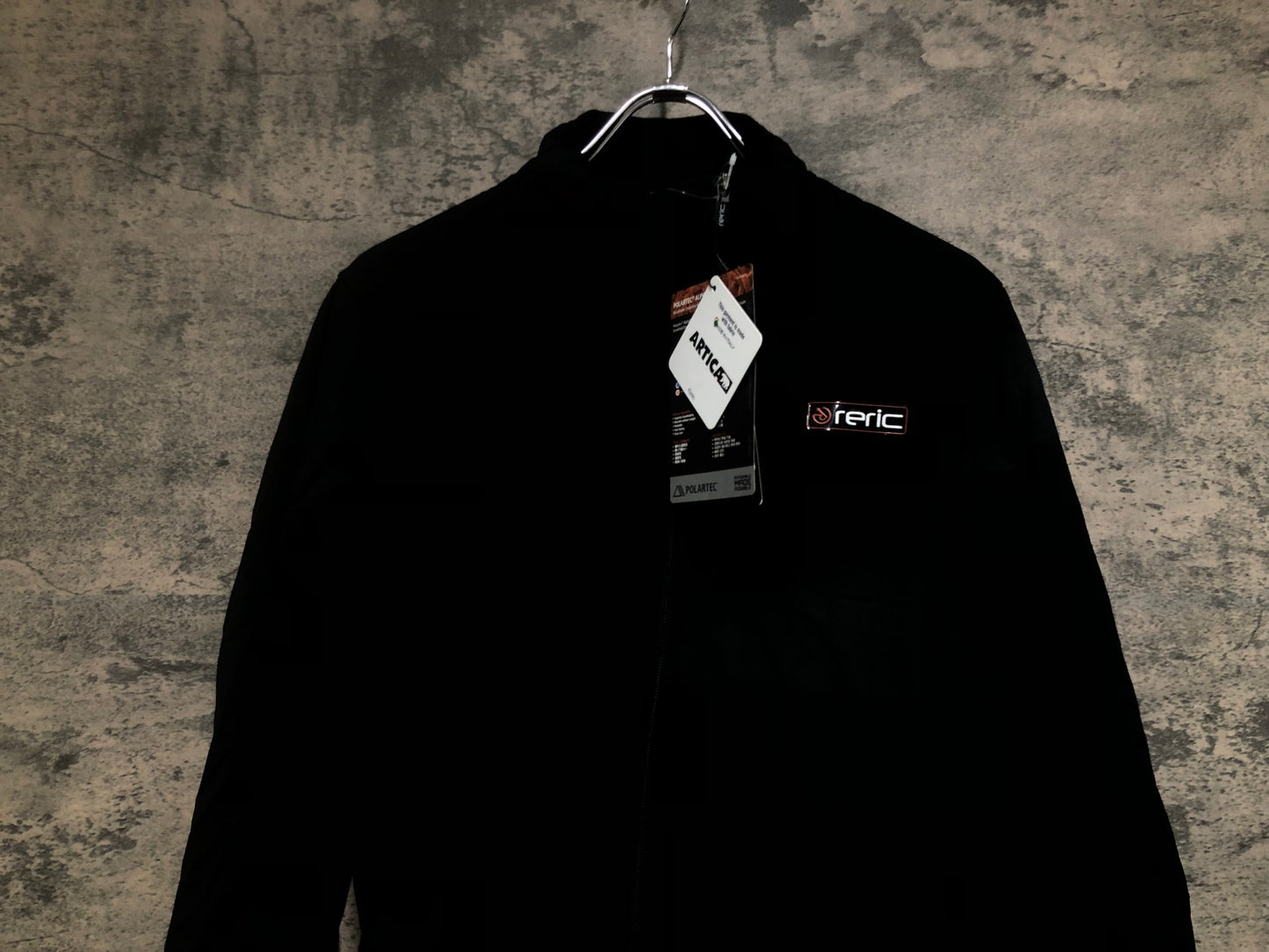 IX039 レリック reric インサレーションハイジャケット 長袖サイクルジャケット 黒 S POLARTEC Alpha