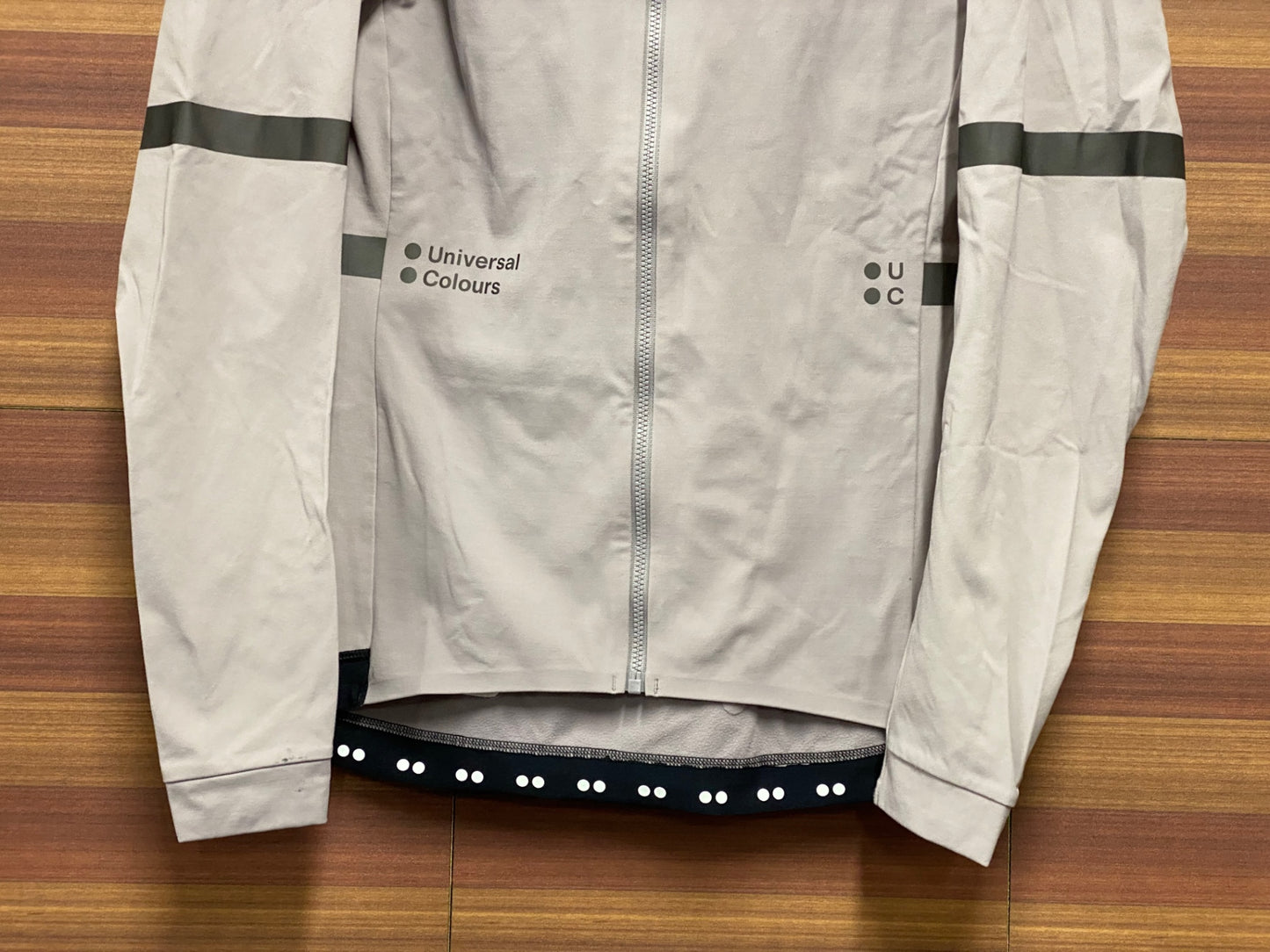 IU214 ユニバーサルカラーズ Universal Colours 長袖 サイクルジャージ 薄紫 M 裏起毛