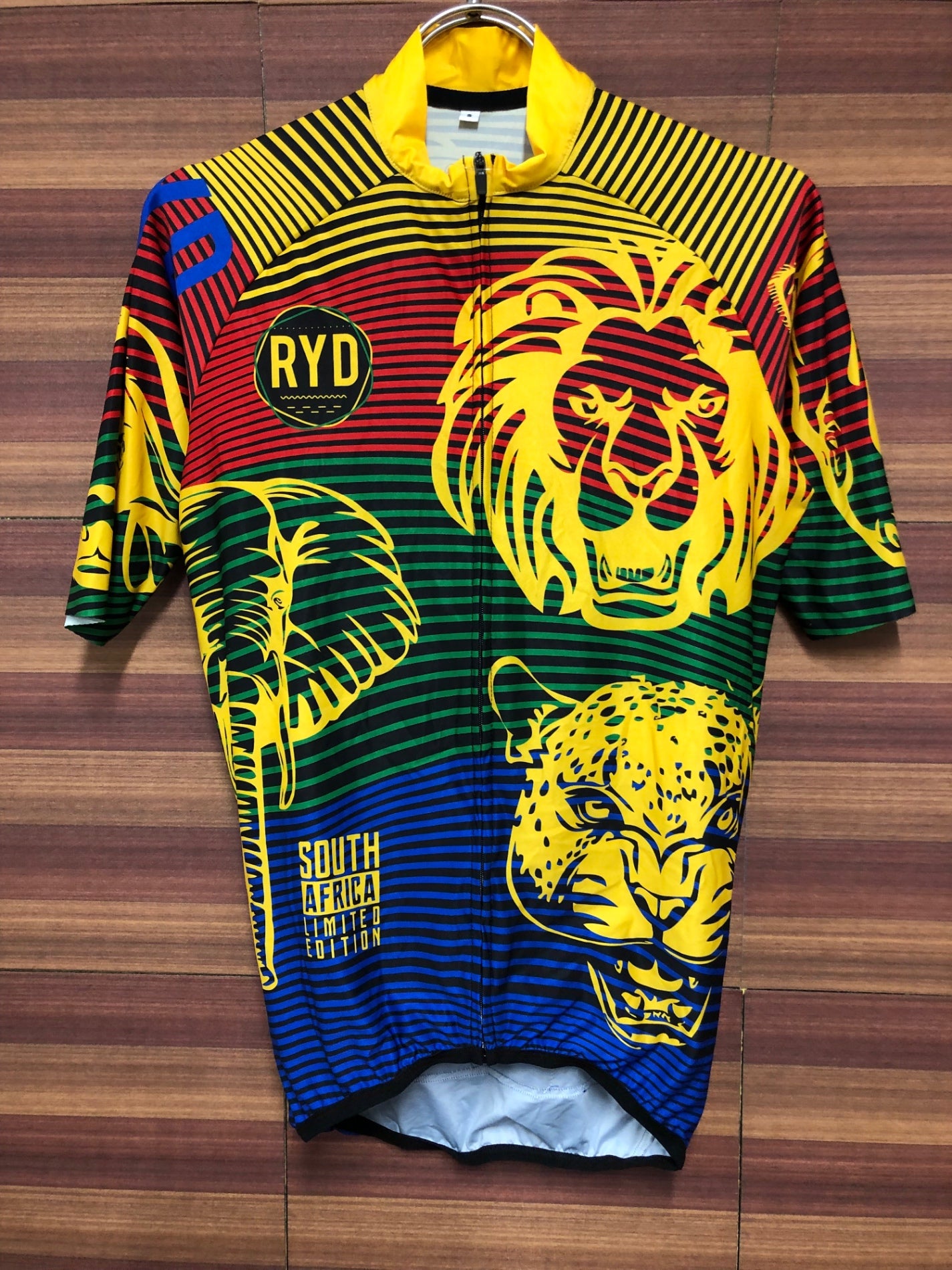 IO350 RYD 半袖 サイクルジャージ 総柄 S