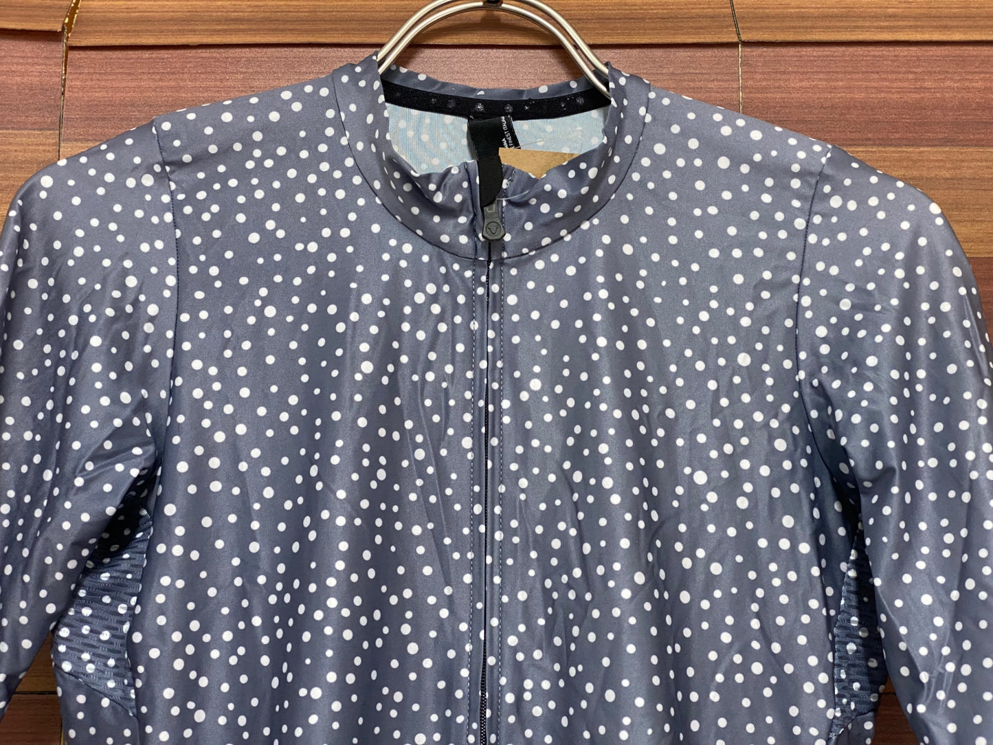 IV075 ブラックシープ Black Sheep 半袖サイクルジャージ グレー白 S