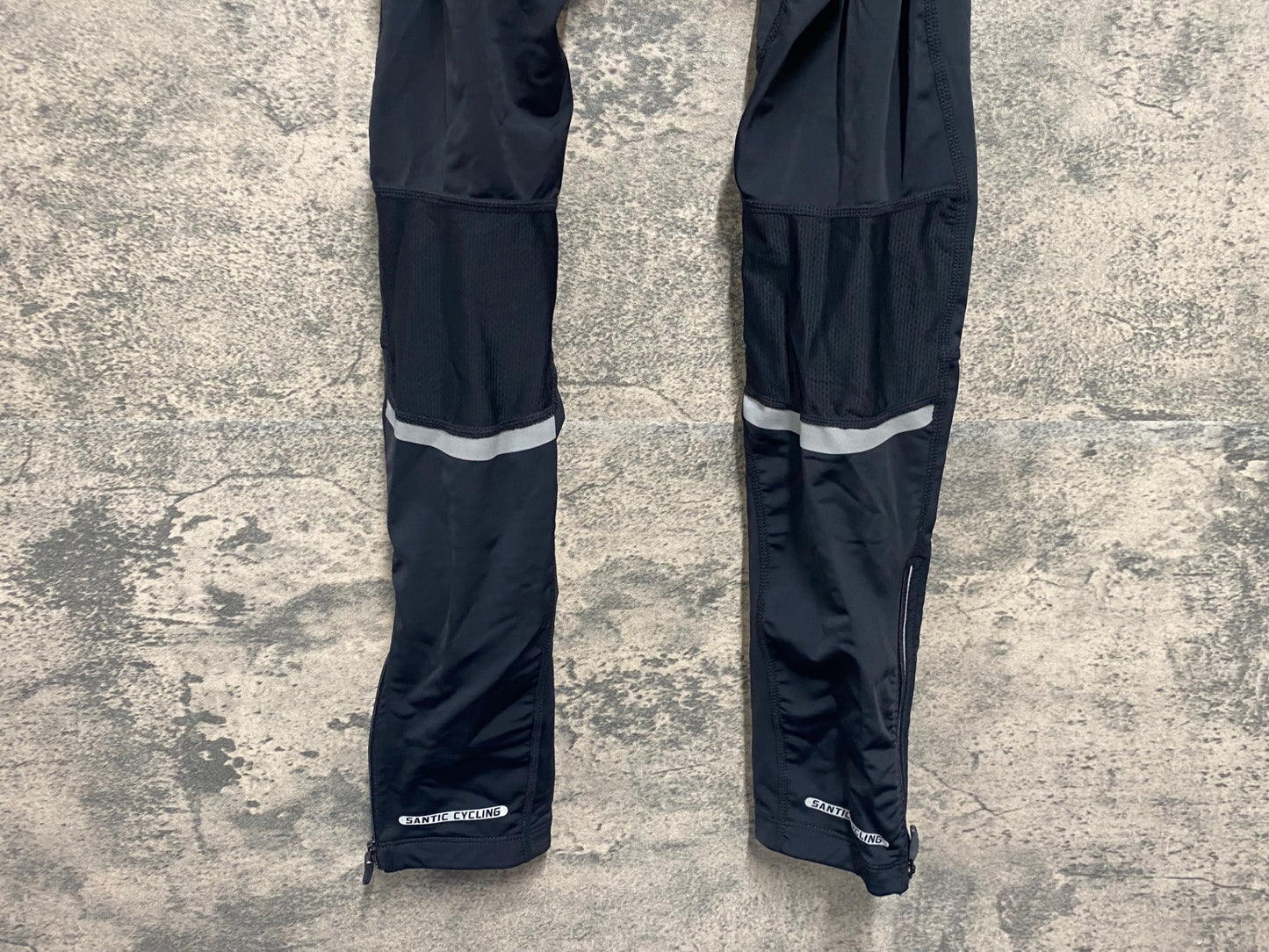 IY339 サンテック Santic ビブタイツ 黒 S ※タグカット