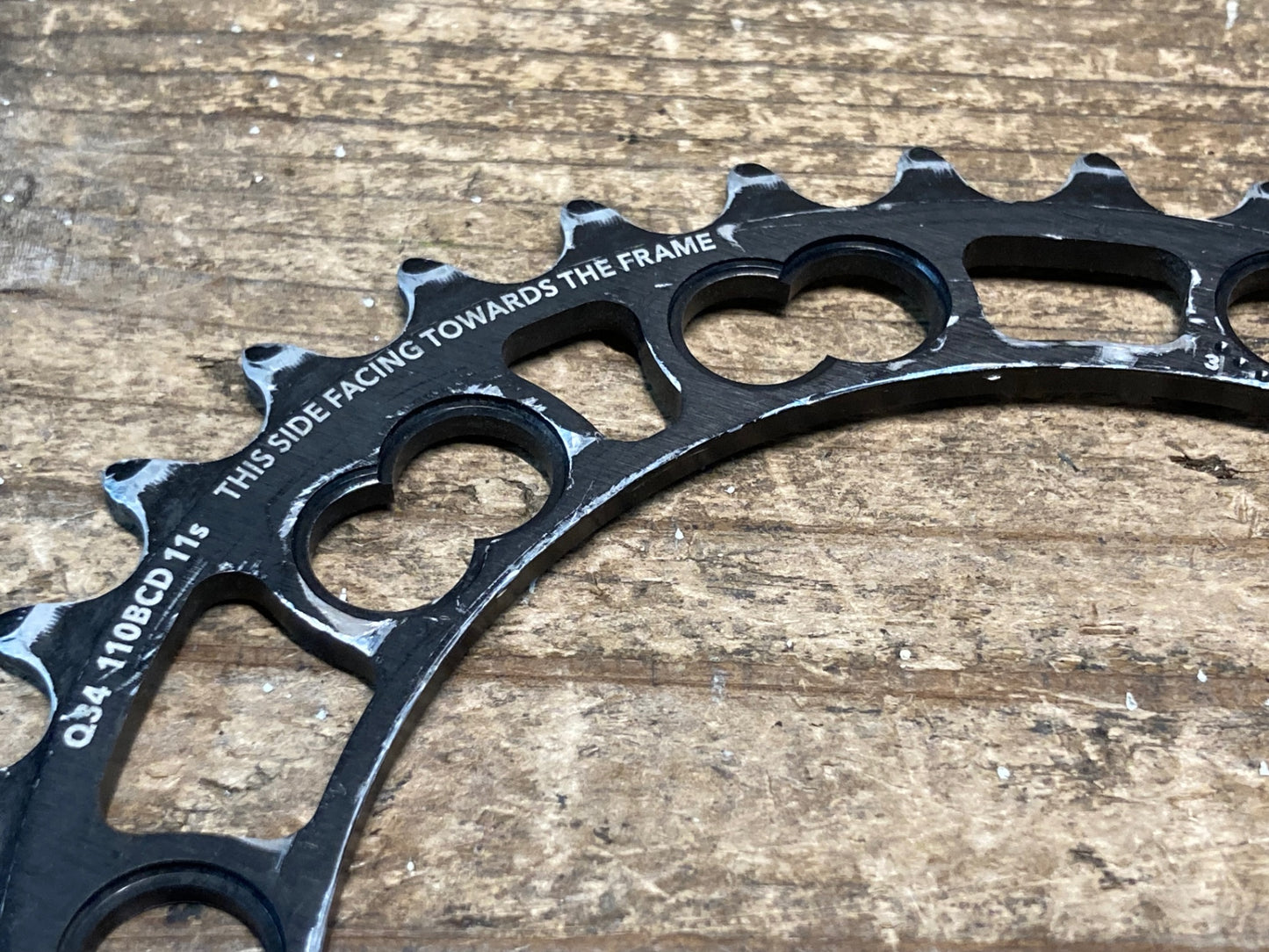 IV266 ローター ROTOR Q-RINGS 34T BCD110mm 5アーム ※歯の消耗あり