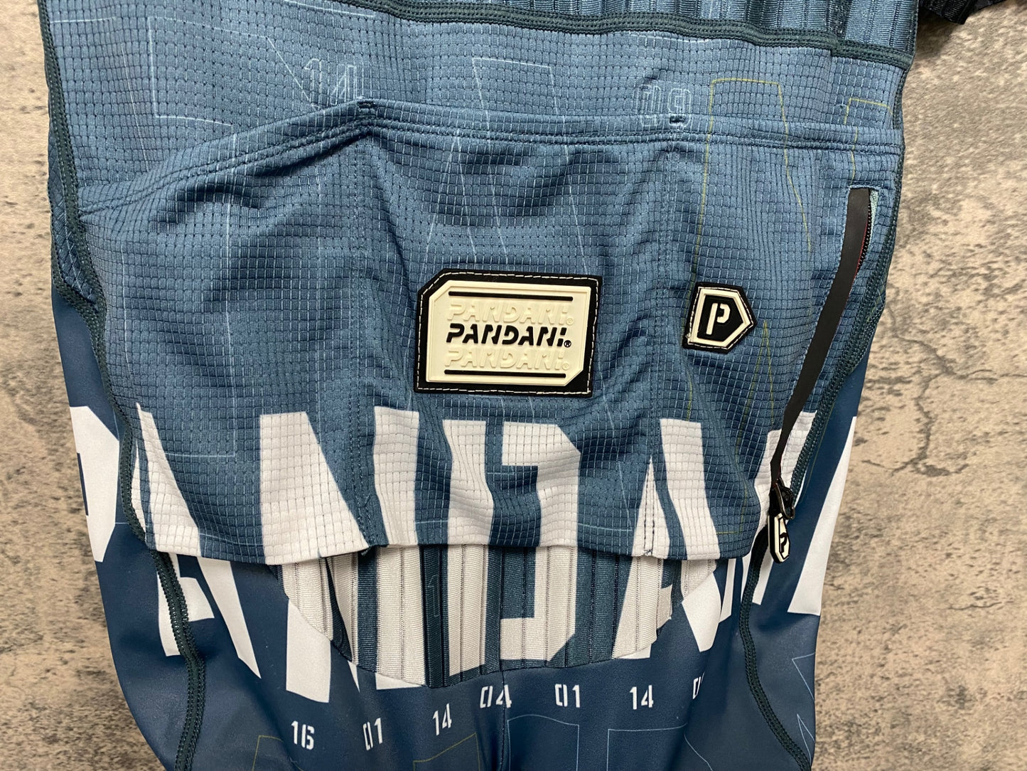 IS806 パンダーニ PANDANI 半袖 セパレート ワンピース サイクルジャージ 水色 M