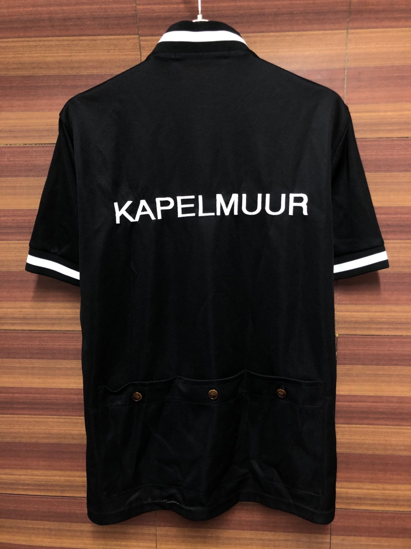 IQ447 カペルミュール KAPELMUUR 半袖 サイクルジャージ 黒 Mサイズ