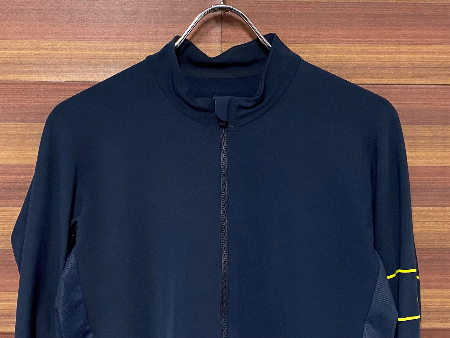 IS670 ラファ RAPHA PRO TEAM LONG SLEEVE THERMAL JERSEY 長袖サイクルジャージ 紺 M ※袖ロゴひび割れ