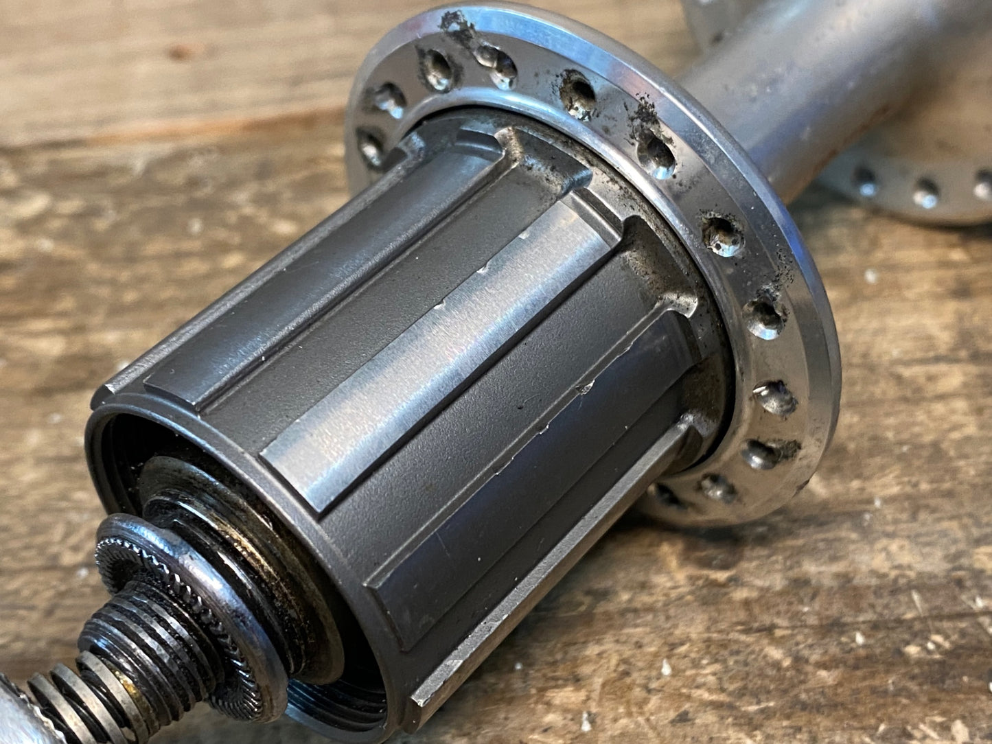 IN592 シマノ Shimano デュラエース DURA-ACE HB/FB-7700 前後ハブセット 8/9s 36H